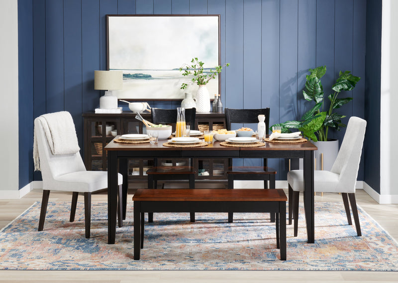 Cora Dining Chair with Polyester Fabric - Taupe