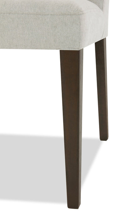 Cora Dining Chair with Polyester Fabric - Taupe