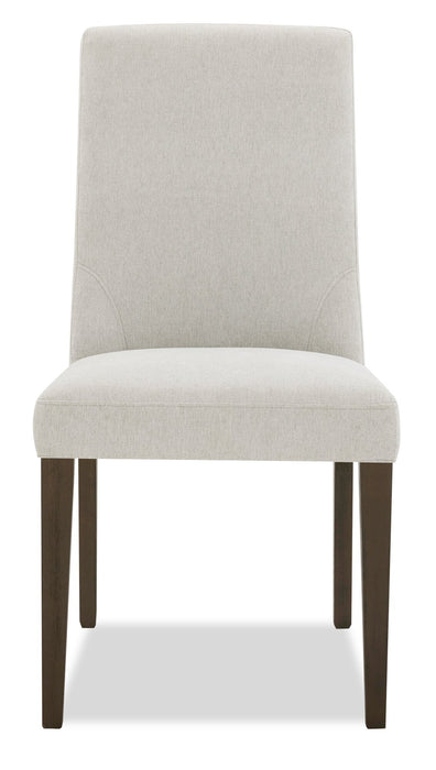 Cora Dining Chair with Polyester Fabric - Taupe