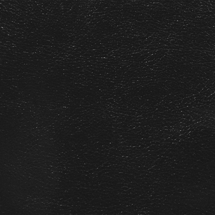 Curt 85\" Genuine Leather Sofa with Button Tufting - Black