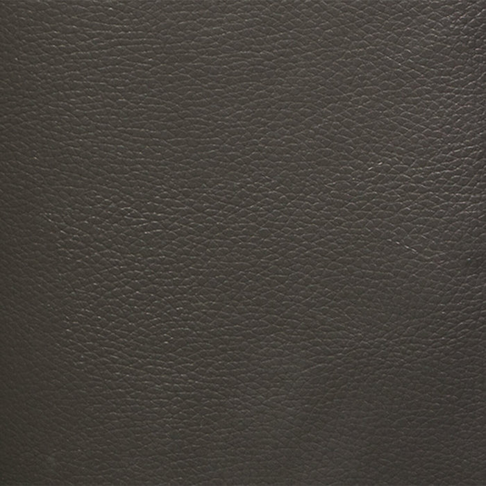 Curt 85\" Genuine Leather Sofa with Button Tufting - Grey