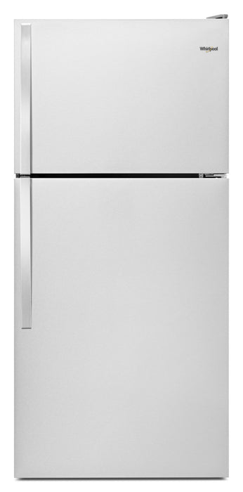 Whirlpool 28\" 14 Cu. Ft. Top-Mount Refrigerator - Monochromatic Stainless Steel - WRT134TFDM