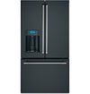 Cafe 36\" 22.2 Cu. Ft. French-Door Refrigerator - Matte Black - CYE22TP3MD1