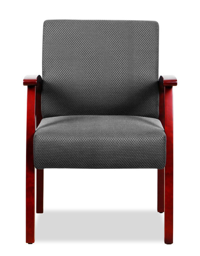 Tygerclaw Mid Back Fabric Guest Chair (Cherry)