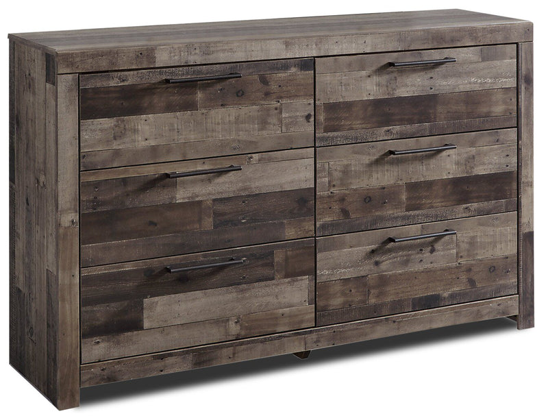 Derekson Bedroom 6-Drawer Dresser, 58.7\"W x 36.4\"H - Grey