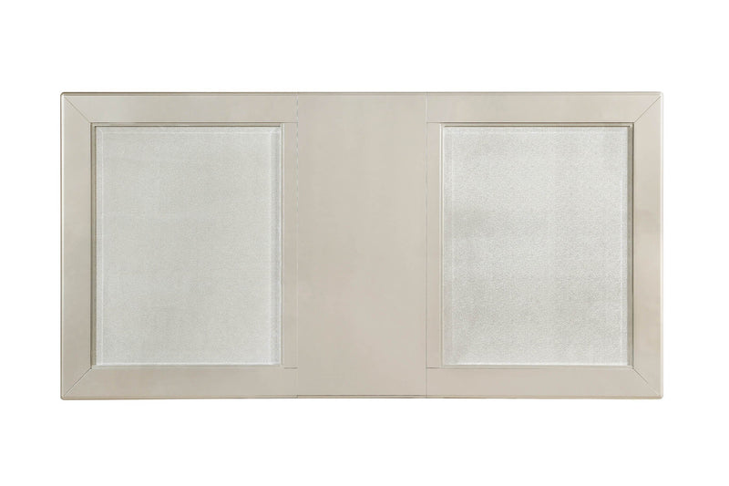 Diva 7pc Dining Set with Table & 6 Chairs, 66-84\"W Extension - Silver Grey