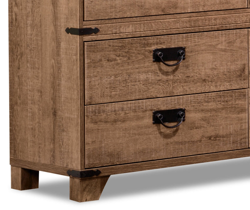 Driftwood 6-Drawer Dresser for Kids, 48.58\"W - Brown