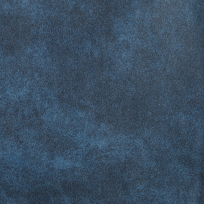 Eden Counter-Height Stool with Linen-Look Fabric, Metal - Blue