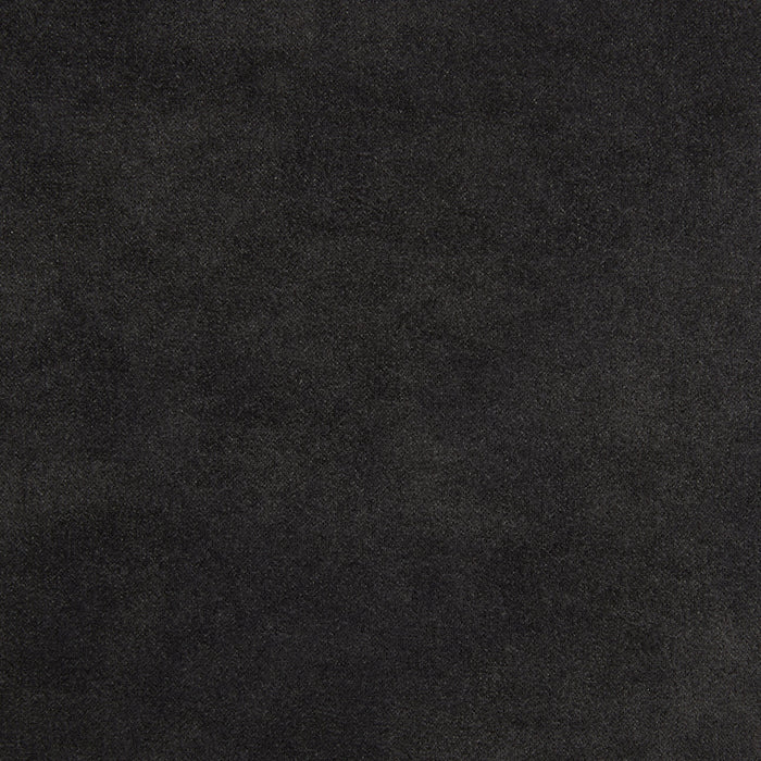 Eden Dining Chair with Linen-Look Fabric, Metal - Charcoal