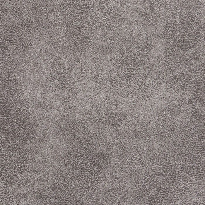 Eden Dining Chair with Linen-Look Fabric, Metal - Grey