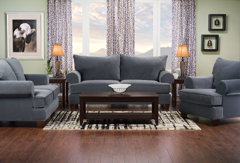 Aspen 47.3\" Traditional 3-Pack Coffee + 2 End Tables - Espresso Brown