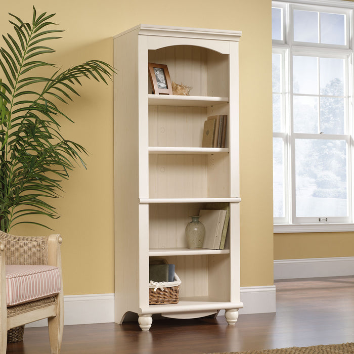 Harbor View 27.20\" 5-Shelf Bookcase – Antique White