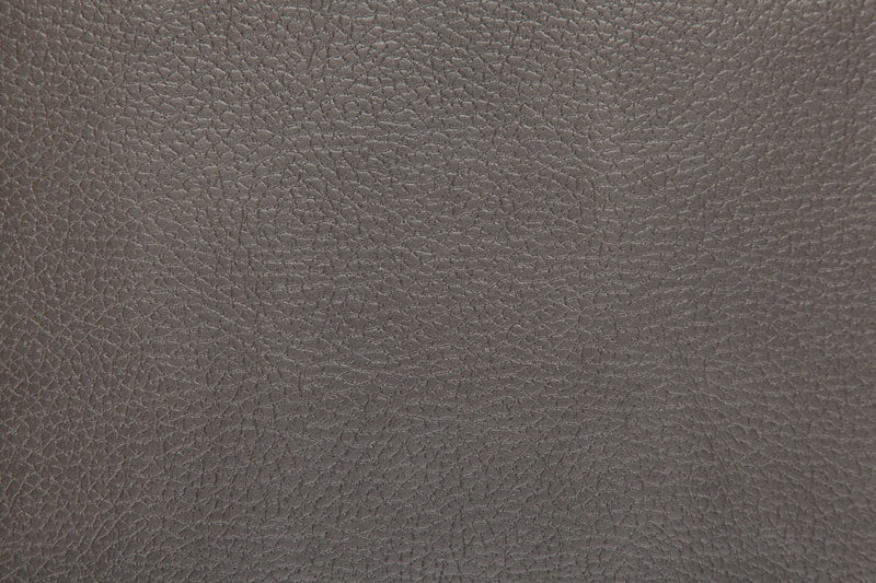 Andi 40\" Leather-Look Fabric Sofa with Button Tufting - Grey