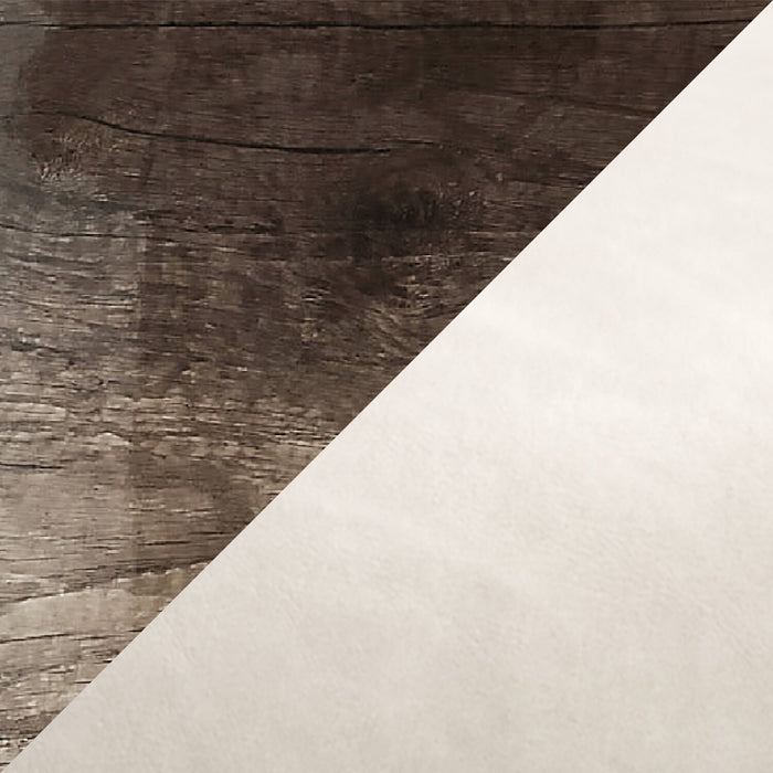 Gino 7pc Dining Set with Table & 6 Chairs - Made in Italy, 63-86\"W Extension, Modern - Brown