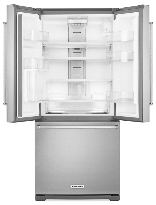 KitchenAid 30\" 22 Cu. Ft. French-Door Refrigerator - Stainless Steel - KRFF300ESS