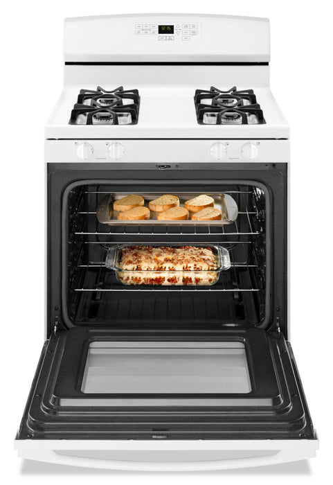 Amana 5 Cu. Ft. Gas Range with Self-Clean - White - AGR6603SFW