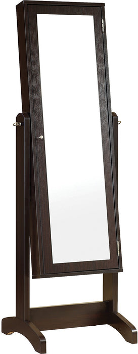Messina 19\" Jewelry Mirror Cabinet - Espresso