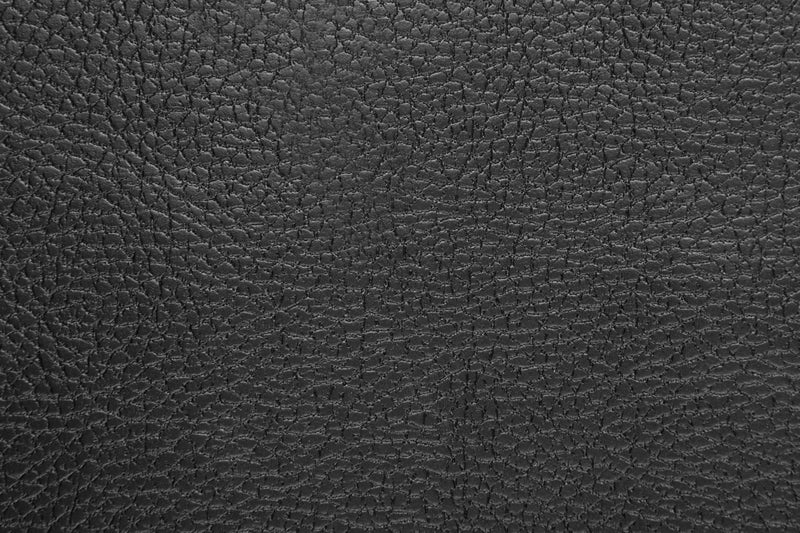 Andi 40\" Leather-Look Fabric Sofa with Button Tufting - Black