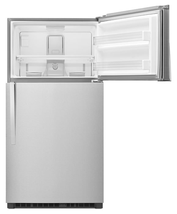 Whirlpool 33\" 21.3 Cu. Ft. Top-Mount Refrigerator - Monochromatic Stainless Steel - WRT541SZDM