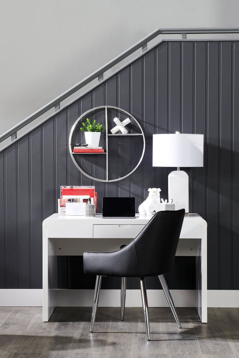 Hobson 47.25\" Office Desk - Glossy White