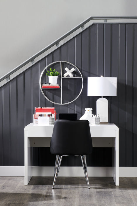 Hobson 47.25\" Office Desk - Glossy White