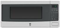 Profile 1.1 Cu. Ft. Countertop Microwave with Touch Control and Digital Display - Stainless - PEM10S…