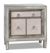 Enna 32\" Glam Accent Cabinet with Drawer - Antiqued Silver