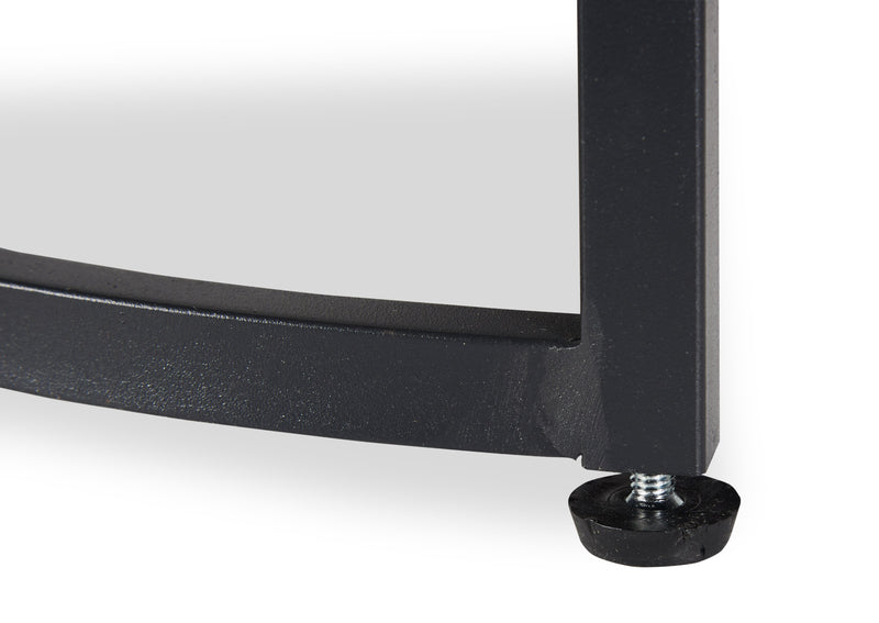 Jacki 18.25\" Chairside Table - Grey Stone-Look