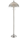 Jasmin 63\" Tiffany Style Hand-Blown Glass Floor Lamp