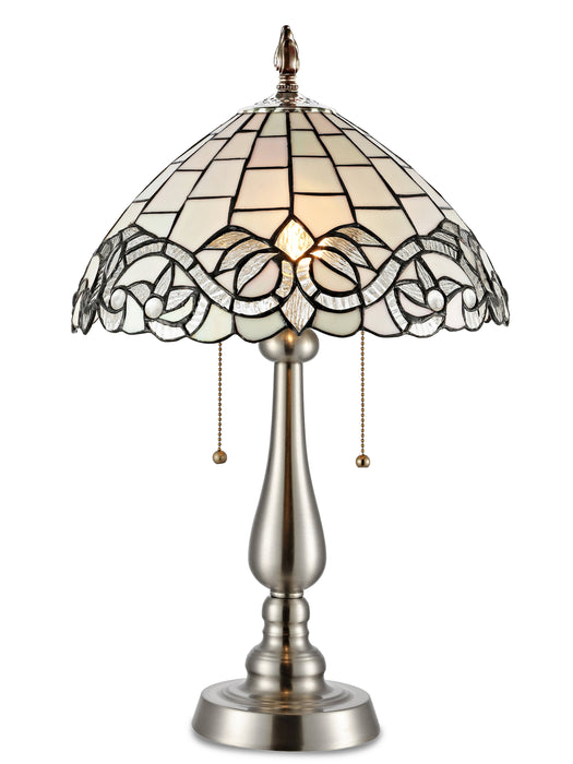 Jasmin 23\" Tiffany Style Hand-Blown Glass Table Lamp