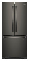 Whirlpool 30\" 20 Cu. Ft. French-Door Refrigerator - Black Stainless - WRF560SMHV