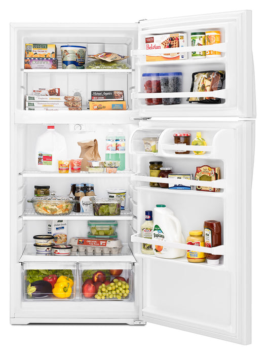 Whirlpool 28\" 14.3 Cu. Ft. Top-Mount Refrigerator - White - WRT134TFDW