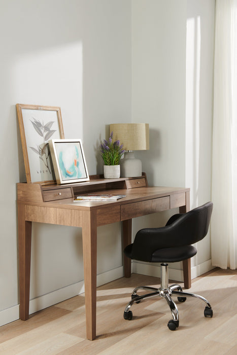 Jude 47.25\" Office Desk with 3-Drawers- Hazelnut