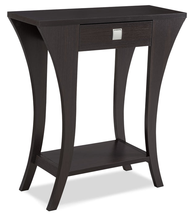 Manila 19.5\" Accent Table with Drawer - Brown