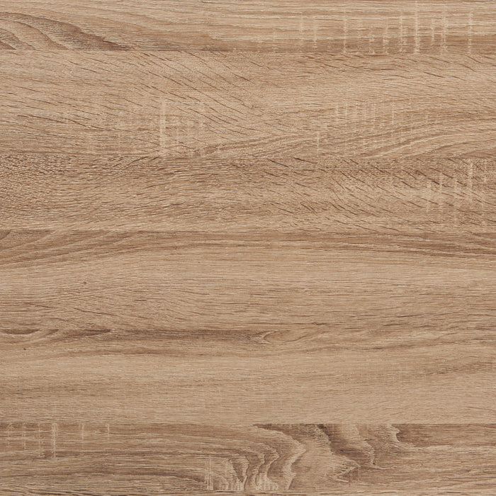 Kasey 42.25\" Modern 3-Pack Coffee + 2 End Tables - Dark Taupe with Black Metal Base