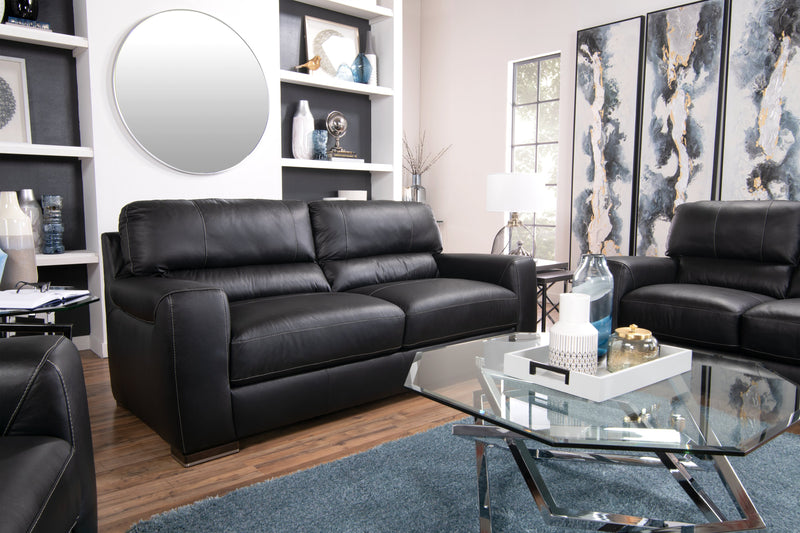 Konstanz 40\" Glam Octagon Glass Top Coffee Table - Silver with Metal Base