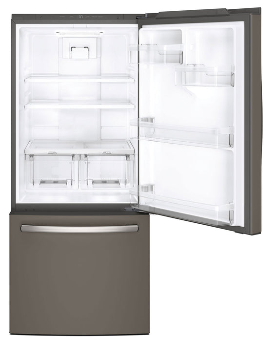 GE 30\" 20.9 Cu. Ft. Bottom-Mount Refrigerator - Slate - GDE21DMKES