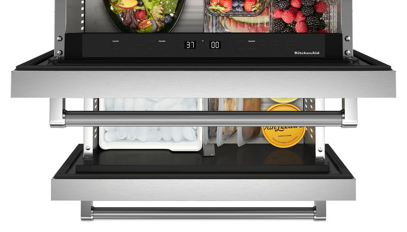 KitchenAid 24\" 4.3 Cu. Ft. Undercounter Drawer Refrigerator - Stainless Steel - KUDF204KSB