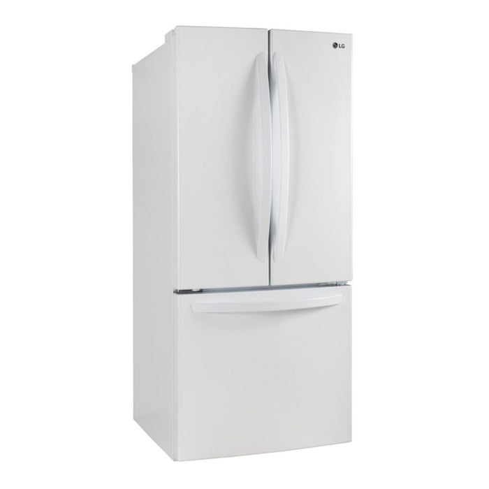 LG 30\" 22 Cu. Ft. French-Door Refrigerator - White - LRFNS2200W