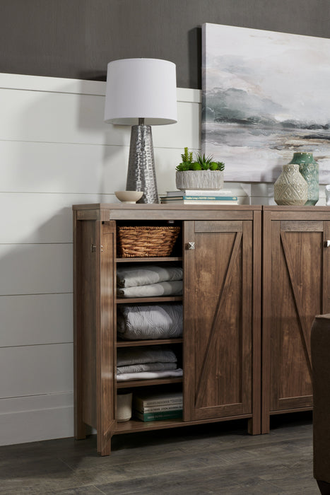 Levi 31\" Shoe Storage Cabinet - Hazelnut