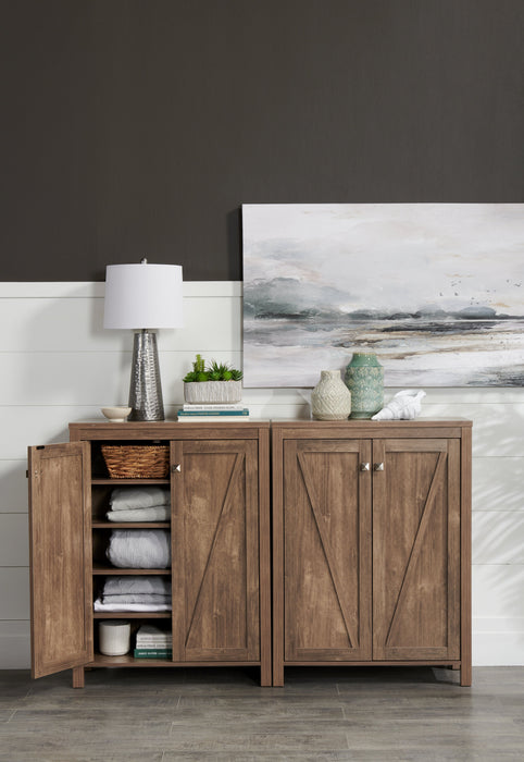 Levi 31\" Shoe Storage Cabinet - Hazelnut