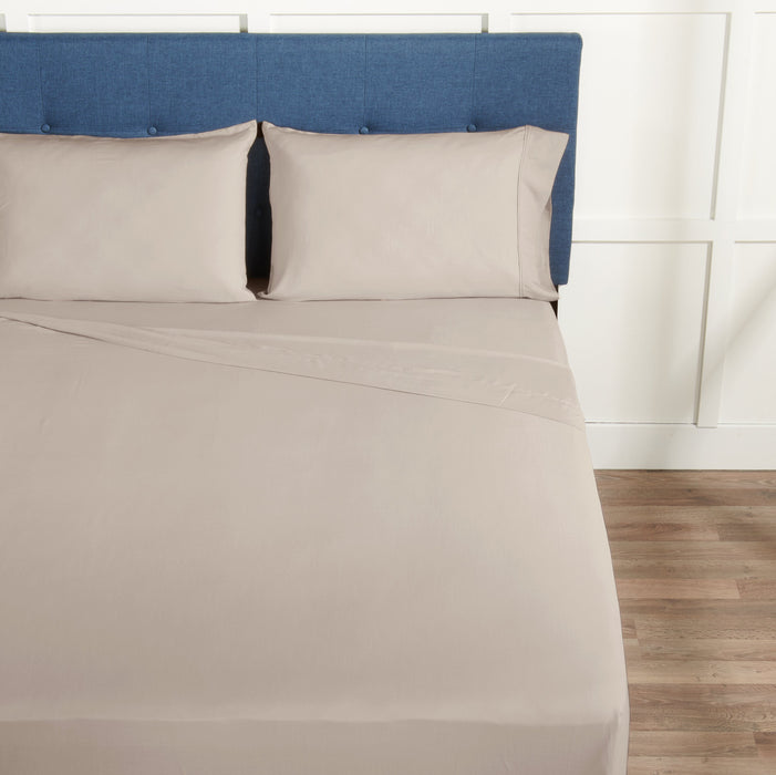 BEDGEAR Hyper-Linen™ Performance 4-Piece King Sheet Set - Beige