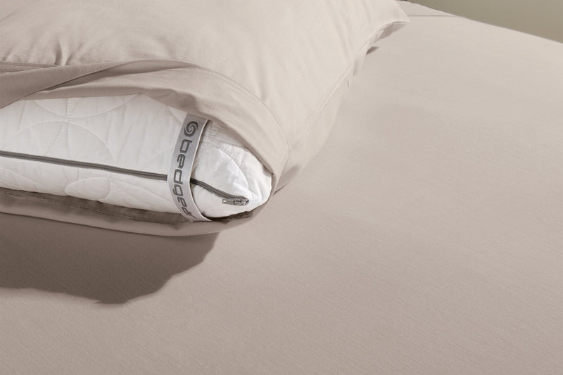 BEDGEAR Hyper-Linen™ Performance 4-Piece King Split Sheet Set - Beige