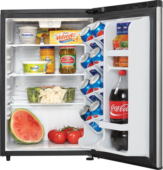 Danby 17.7\" 2.6 Cu. Ft. Single-Door Mini Fridge - Stainless Steel - DAR026A2BSLDB