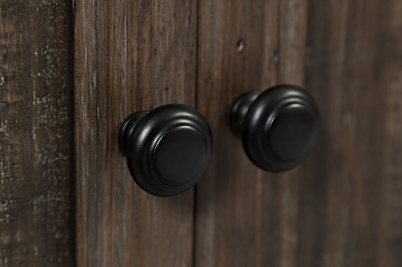 Madison 104\" Rustic 4-Piece Wall Unit Entertainment Centre with Storage and Cable Management for TVs up to 65\"- Brown