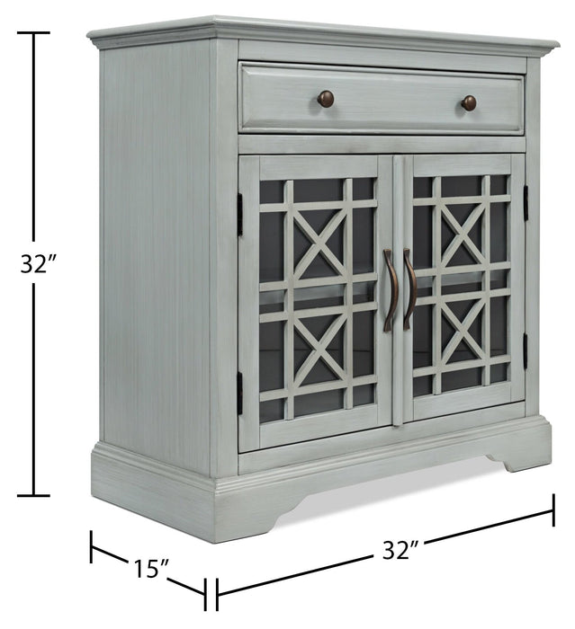 Marseille 32\" Accent Cabinet with Drawer - Antique Grey