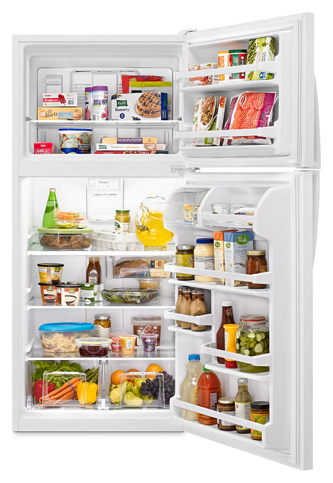 Whirlpool 30\" 18.2 Cu. Ft. Top-Mount Refrigerator - White - WRT318FZDW