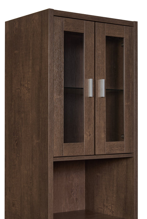 Melody 100\" 3-Piece Entertainment Centre with Storage and Cable Management for TVs up to 65\"- Brown