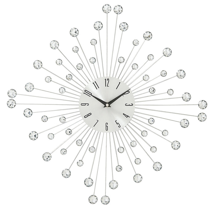 Metal and Acrylic Wall Clock – 19\" x 19\"