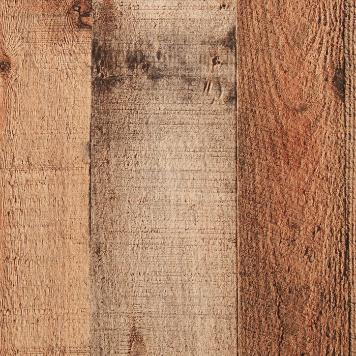 Mojave Panel Bed with Headboard & Frame, Rustic, Brown - Full Size